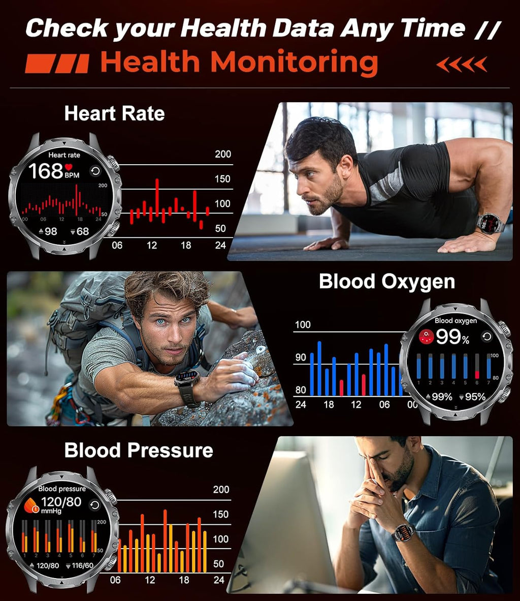 Military Smart Watch for Men