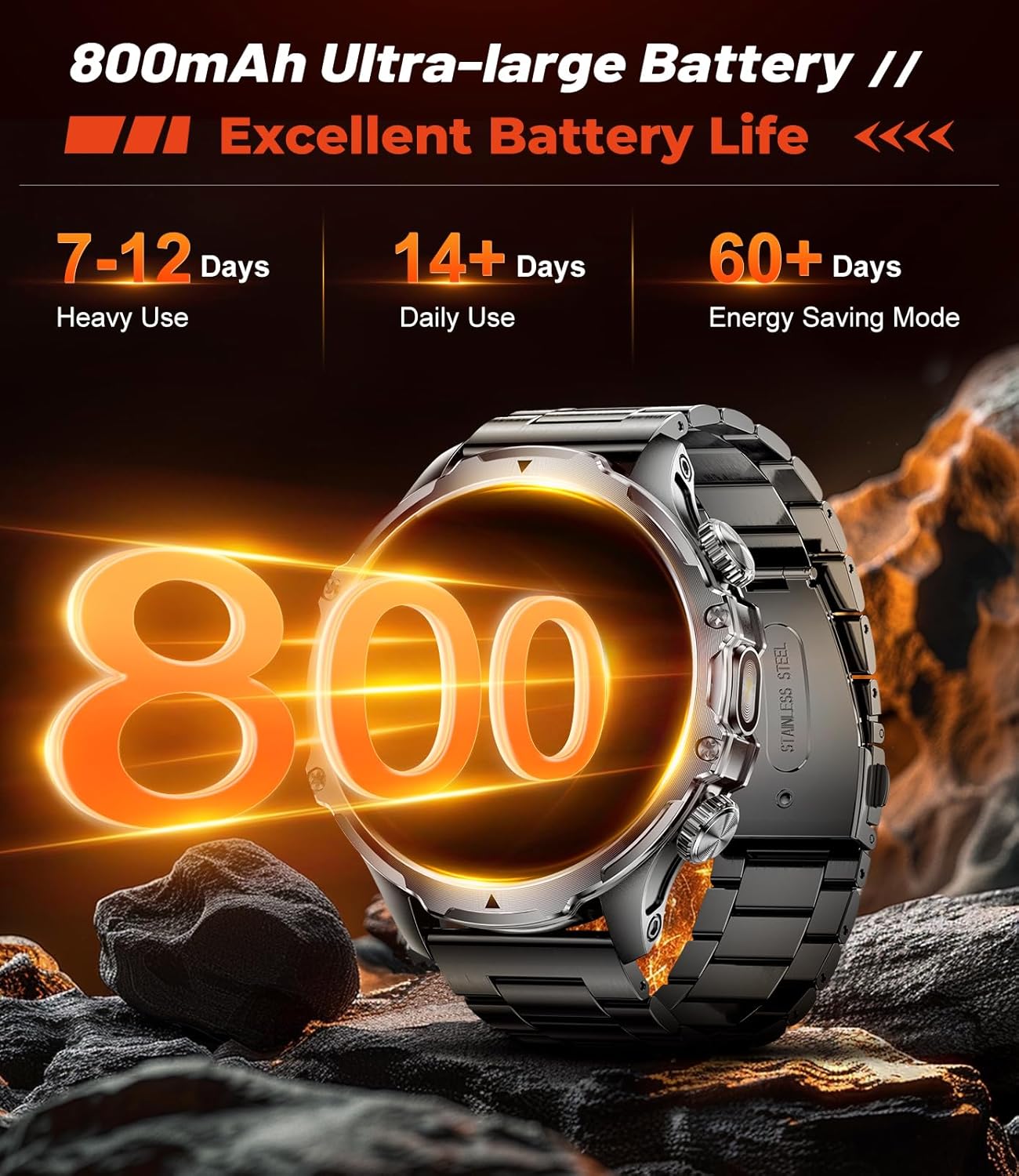 Military Smart Watch for Men