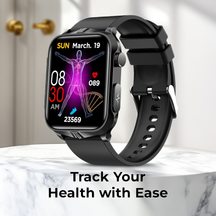 Upgraded version of TK11P blood pressure watch with heart rate, blood sugar monitoring, call smart watch