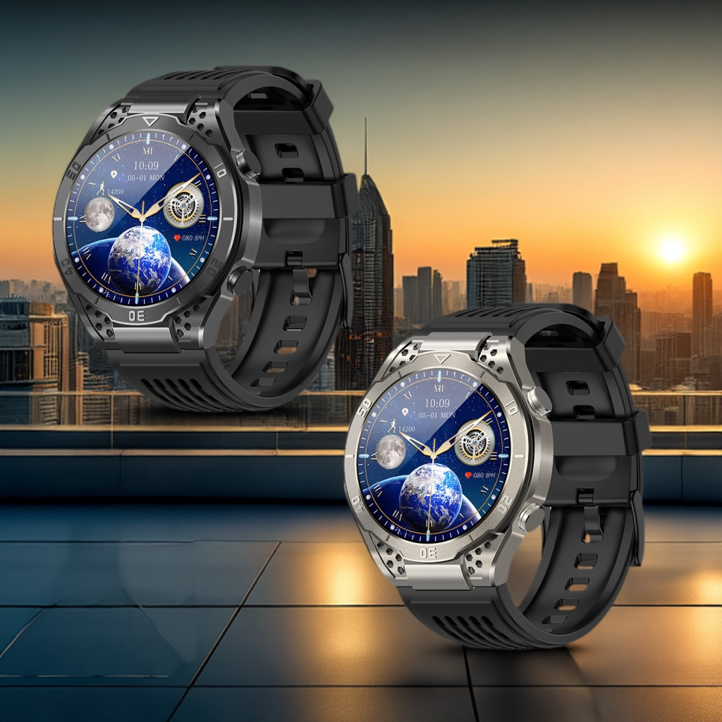 JA01 smart watch Bluetooth call ECG + blood sugar monitoring sports watch