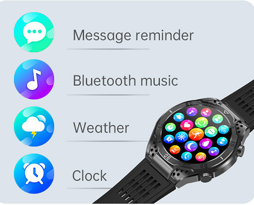 JA01 smart watch Bluetooth call ECG + blood sugar monitoring sports watch