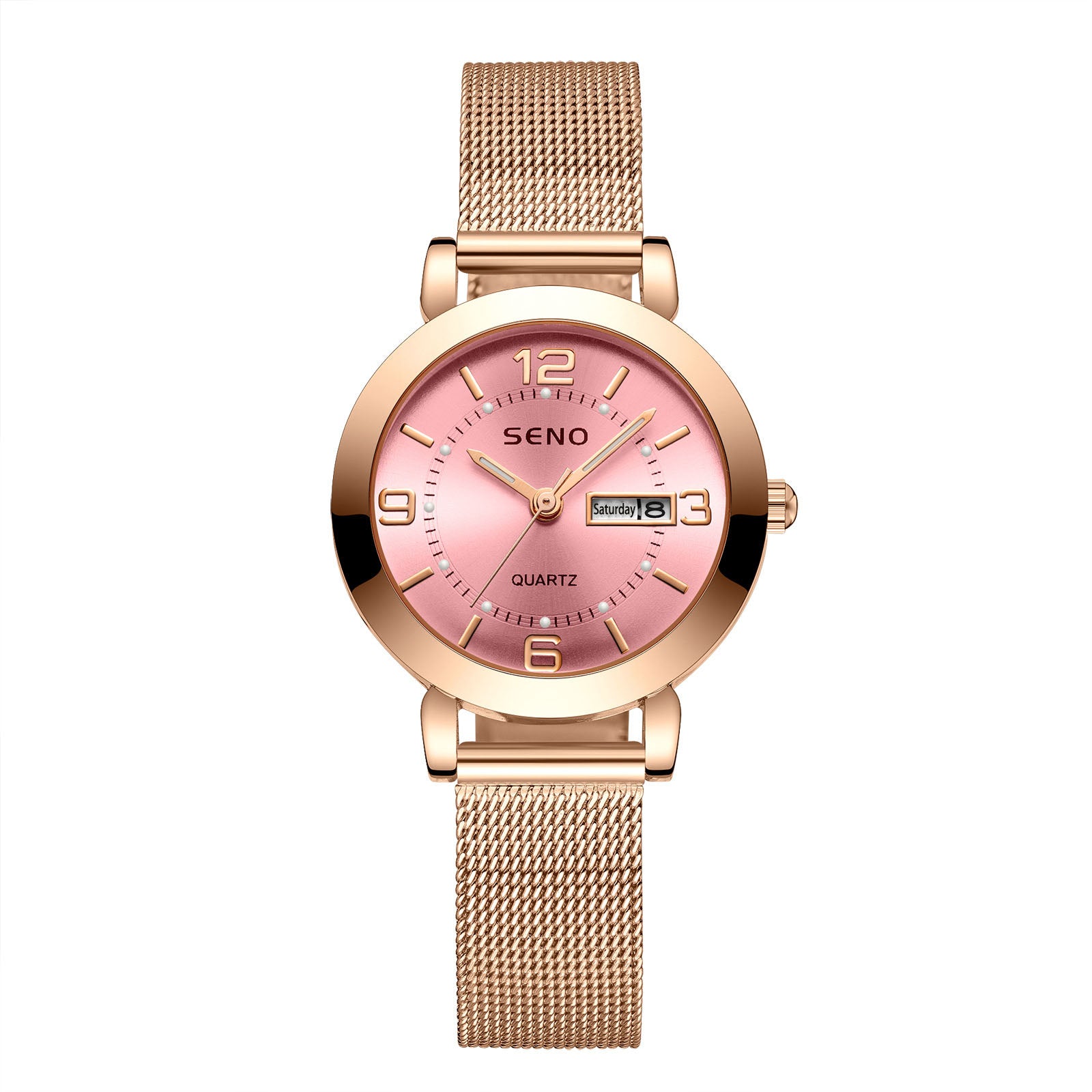 Women's Quartz Watch with Luminous Hands