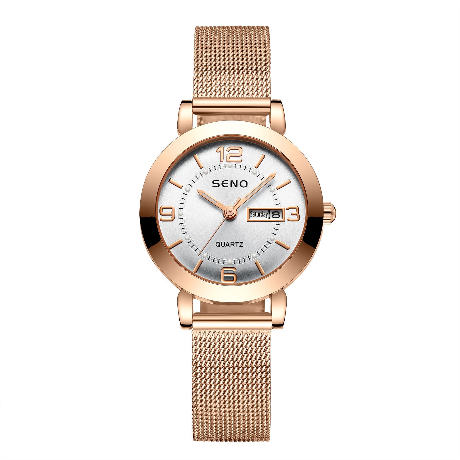 Women's Quartz Watch with Luminous Hands
