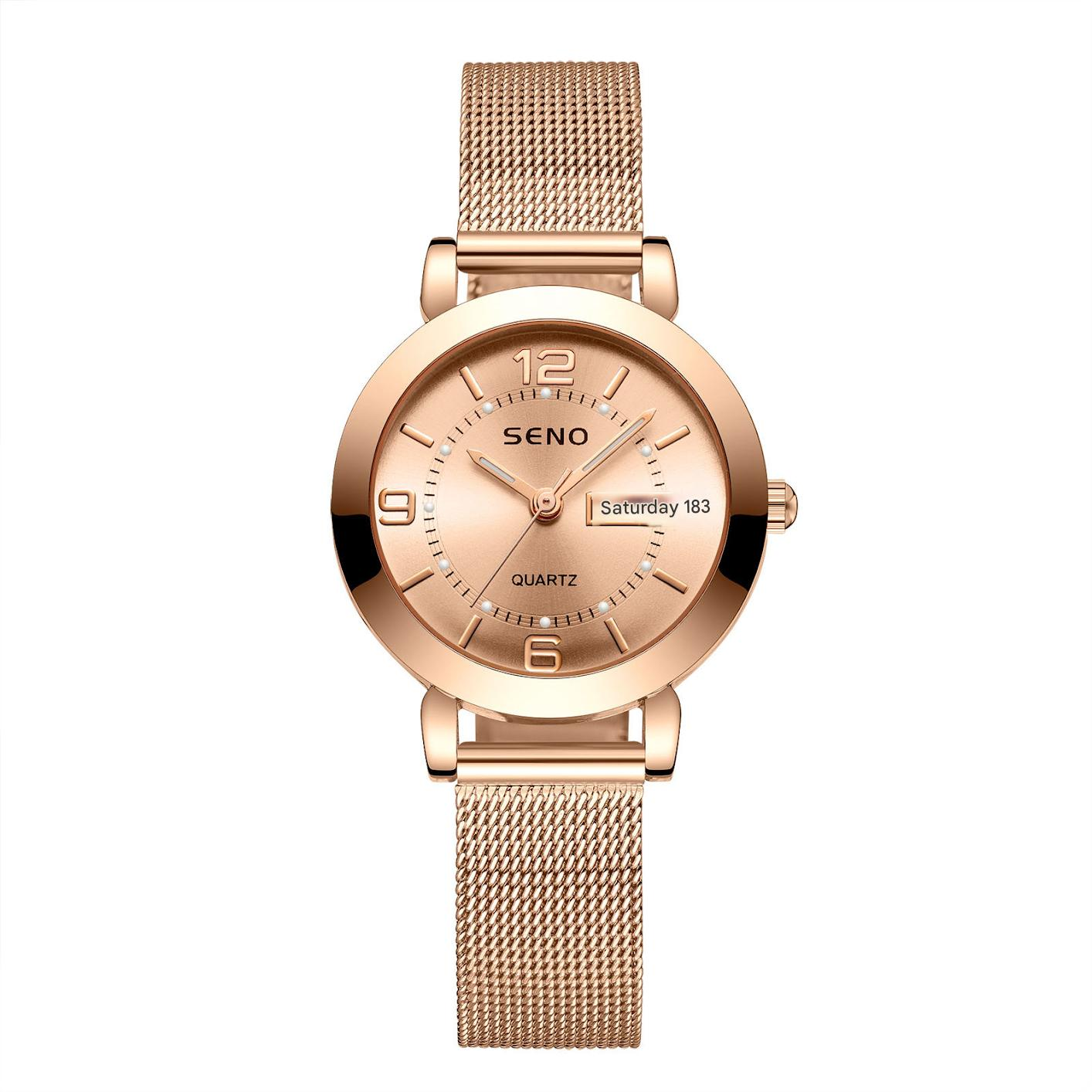 Women's Quartz Watch with Luminous Hands