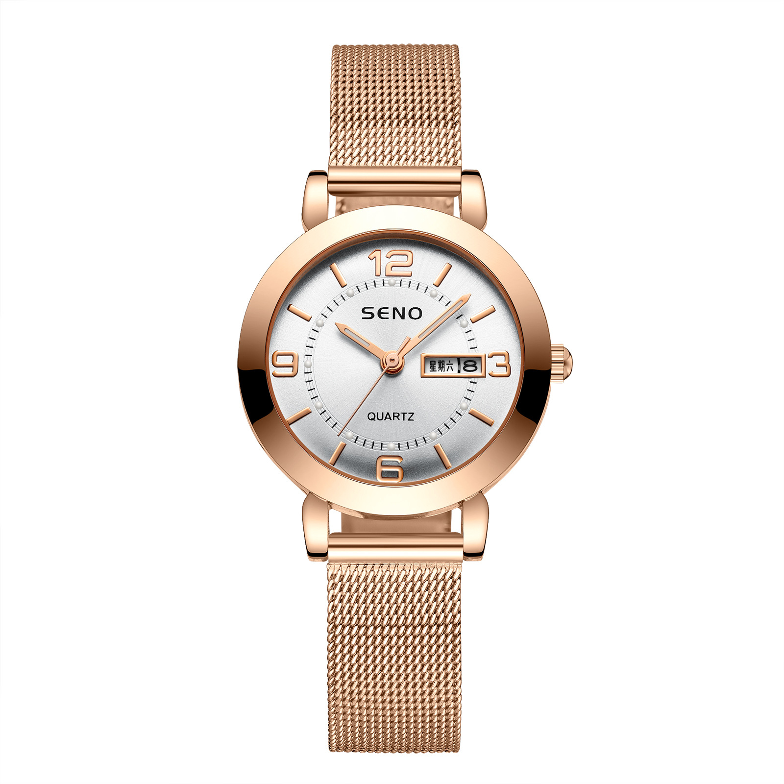 Women's Quartz Watch with Luminous Hands
