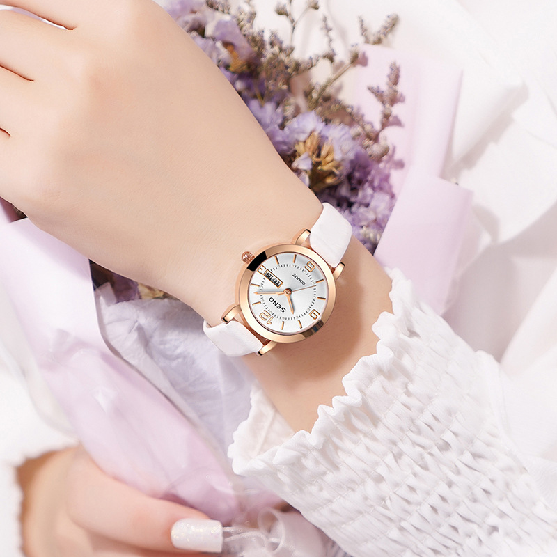 Women's Quartz Watch with Luminous Hands