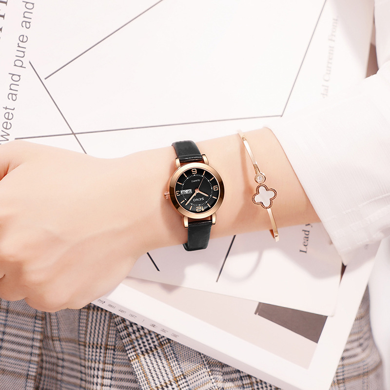 Women's Quartz Watch with Luminous Hands