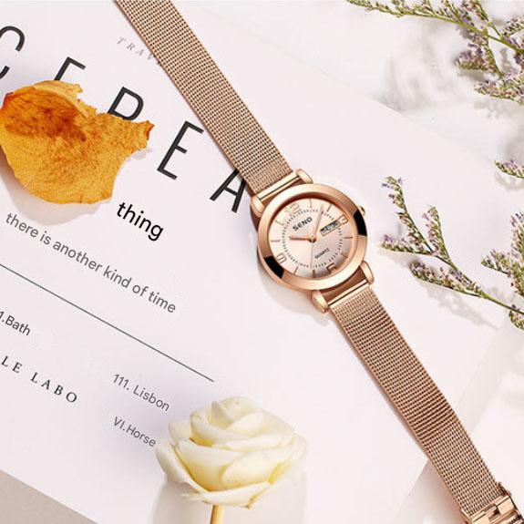 Women's Quartz Watch with Luminous Hands